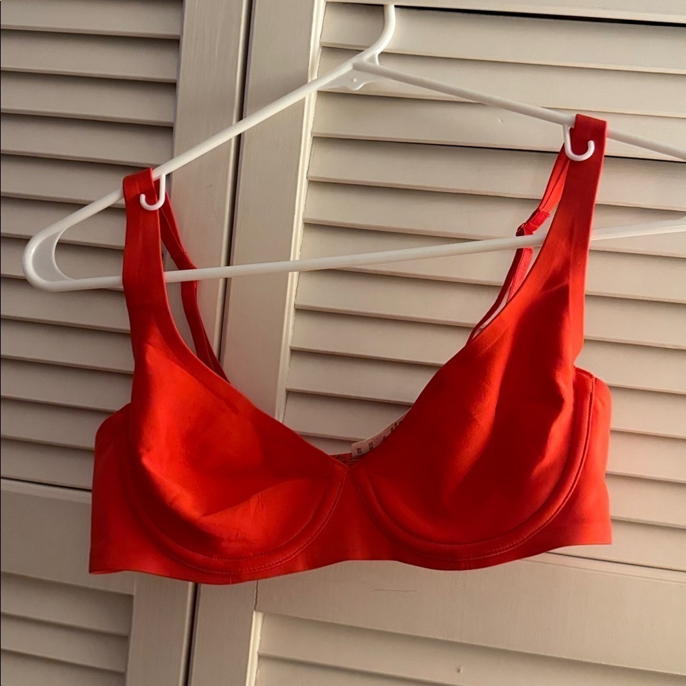 Soma Unlined Scoop Balconette Red Vamp Sexy Bra 34B NWT